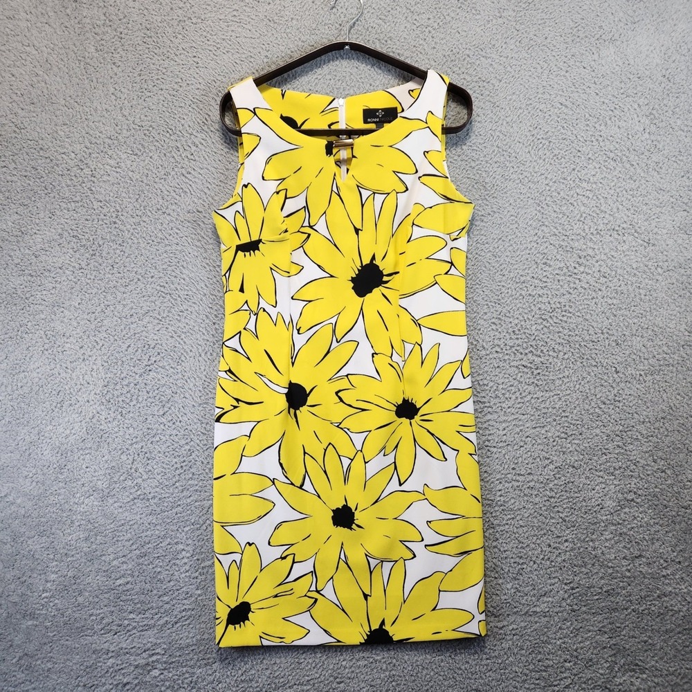 Ronni Nicole Floral Dress Womens 6 Sleeveless Knee Length Cottagecore‎ Summer